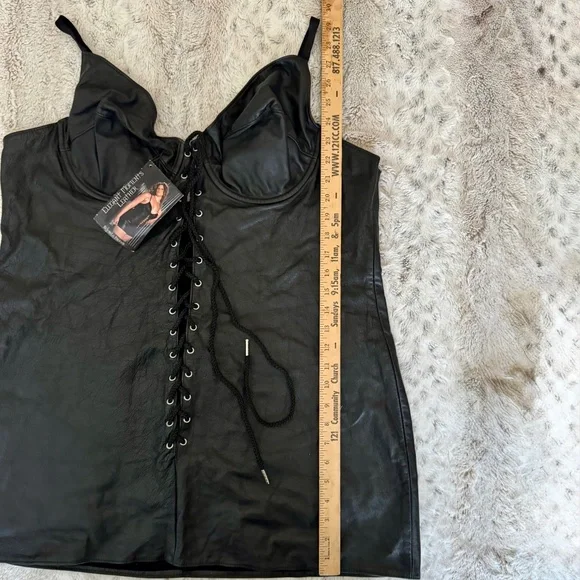 Black Lace-Up Dress - Picture 2 of 6